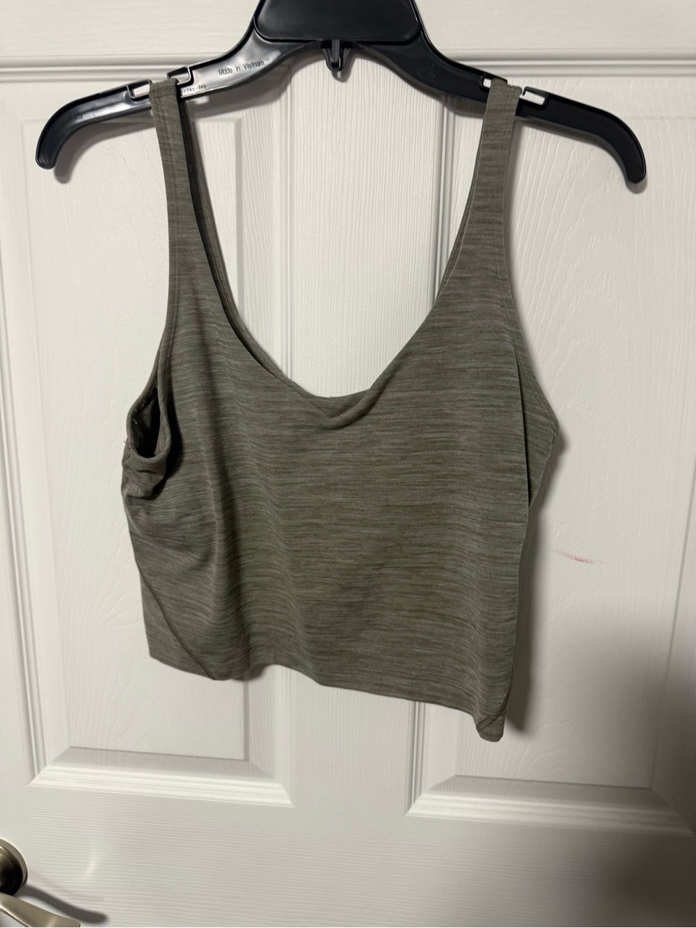lululemon athletica Olive Scoop-Neck Cropped Tank